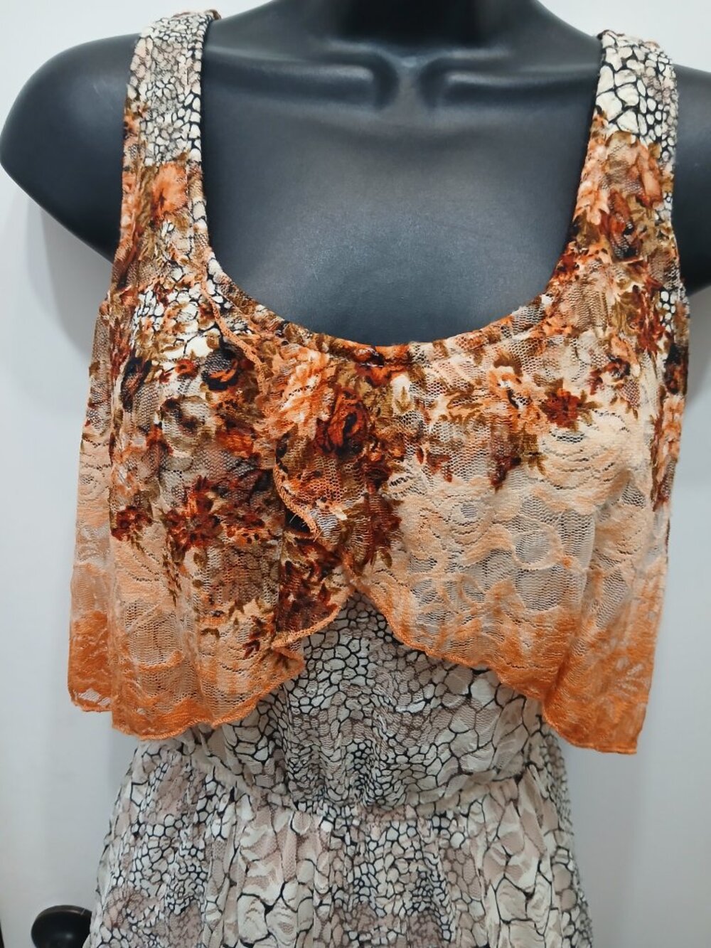 American Rag Fall Lace Dress🧡🤎 - Picture 5 of 9
